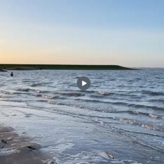 Am Kurhausstrand im Januar