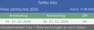 Freie Zeiten 2026