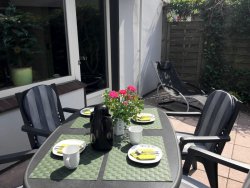 Terrasse am Wohnzimmer